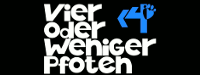 Vier oder weniger Pfoten | Logo